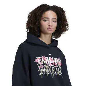 Women's hooded sweatshirt adidas X Farm Rio image-4