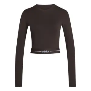 T-shirt manches longues crop femme adidas Hyperglam image-0