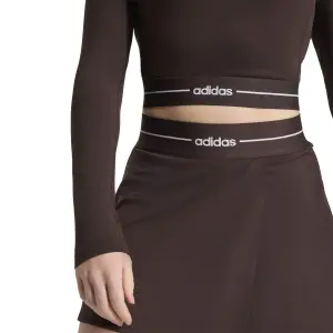 T-shirt manches longues crop femme adidas Hyperglam image-5