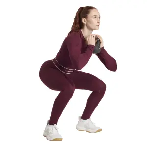 T-shirt manches longues crop femme adidas Hyperglam image-5