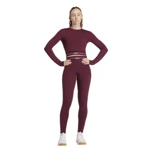 T-shirt manches longues crop femme adidas Hyperglam image-2