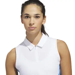 Woman's sleeveless polo shirt adidas Beyond The Course image-4