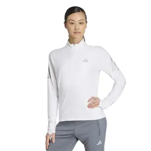 Women's long-sleeve 1/4 zip active top adidas Iconic Adi365 image-1
