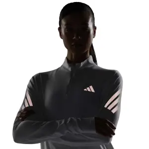 Women's long-sleeve 1/4 zip active top adidas Iconic Adi365 image-6