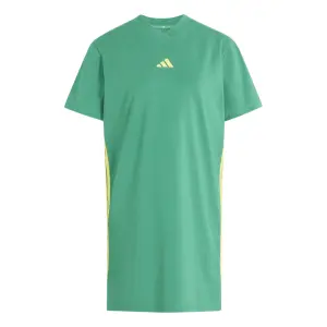 Dames t-shirt jurk adidas Essentials 3-Stripes Single