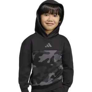 Conjunto de sweatshirt com capuz e calças de fato de treino para crianças adidas Essentials image-6
