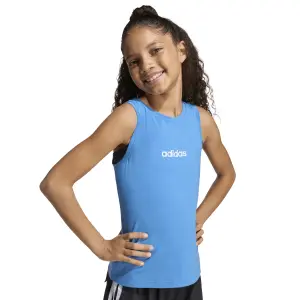Camiseta de tirantes de niña adidas Linear Single image-4