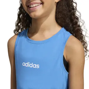 Camiseta de tirantes de niña adidas Linear Single image-5