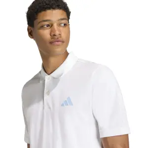 Polo de piqué con logo adidas image-5