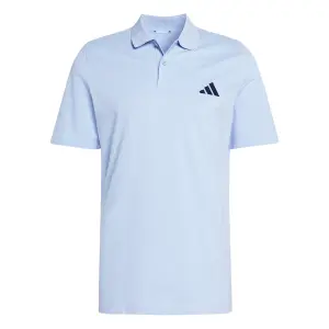 Polo de piqué con logo adidas image-0