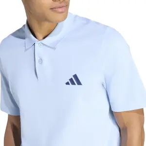 Polo de piqué con logo adidas image-4