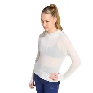 Ultra-vékony kapucnis pulóver női adidas Soft Lux image-4