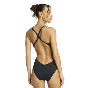 Women's one-piece swimsuit with a back cutout adidas Ripstream Team image-3