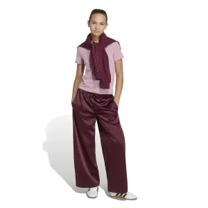 Pantalon de jogging jambes large satin fille adidas image-3