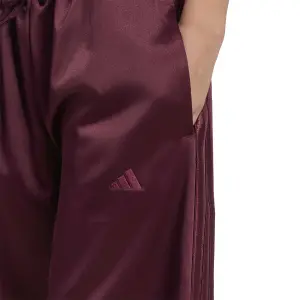 Pantalon de jogging jambes large satin fille adidas image-4