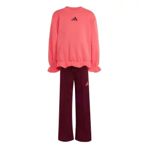 Ensemble sweatshirt et jogging fille adidas image-1