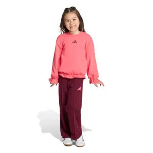 Ensemble sweatshirt et jogging fille adidas image-3
