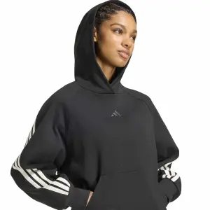 Women's hooded sweatshirt adidas 3-Stripes image-5