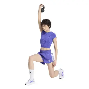 Shorts a vita alta adidas Pacer image-3
