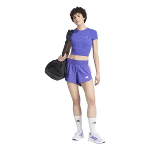 Shorts a vita alta adidas Pacer image-4