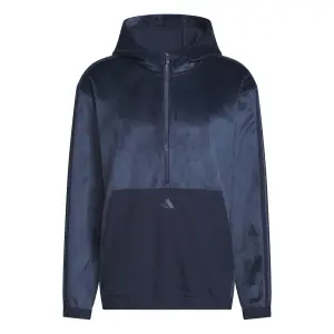 Felpa con Cappuccio 1/2 Zip adidas Beyond The Course Loose image-0