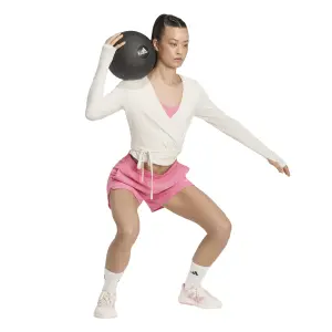 Drill top allenamento da donna adidas Studio Soft 3 Stripes image-2