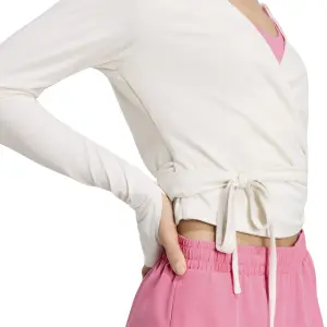 Drill top allenamento da donna adidas Studio Soft 3 Stripes image-6