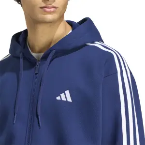 Hættetrøje med fuld lynlås adidas Essentials 3-Stripes image-4