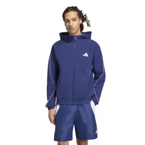 Casaco com capuz com fecho de correr adidas Stadium Small Logo image-1