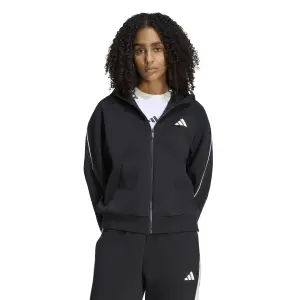 Sweatshirt à capuche full zip femme adidas Stadium Small Logo image-1