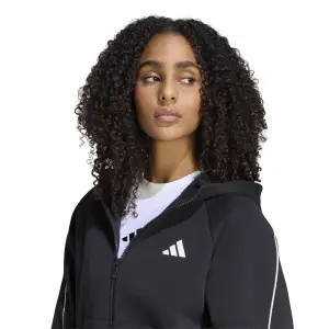 Sweatshirt à capuche full zip femme adidas Stadium Small Logo image-4