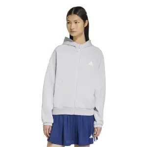 Sweatshirt à capuche full zip femme adidas Stadium Small Logo image-1