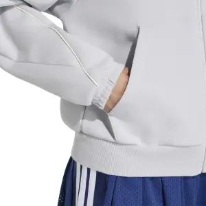 Sweatshirt à capuche full zip femme adidas Stadium Small Logo image-5