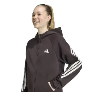 Sweatshirt à capuche full zip femme adidas Stadium 3-Stripes image-4