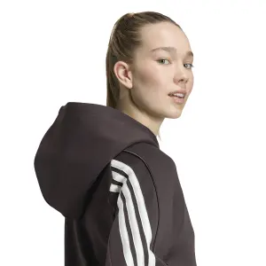 Sweatshirt à capuche full zip femme adidas Stadium 3-Stripes image-5