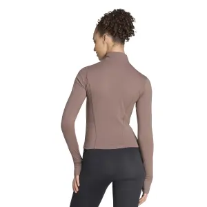 Giacca con zip da donna adidas Studio 3-Stripes image-3