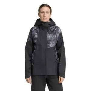 Hybrid vandredjakke til kvinder adidas Terrex Xperior Primeknit Spray Dye Climaproof image-1