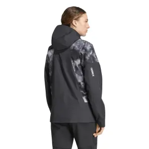 Hybrid vandredjakke til kvinder adidas Terrex Xperior Primeknit Spray Dye Climaproof image-4
