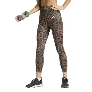 Leggings 7/8 da donna adidas Optime Essentials 3-Stripes Leopard image-1