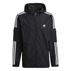 Waterproof jacket with full zipped and 3 stripes adidas Originals Adicolor Classics image-0