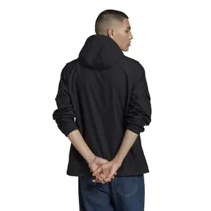 Waterproof jacket with full zipped and 3 stripes adidas Originals Adicolor Classics image-3