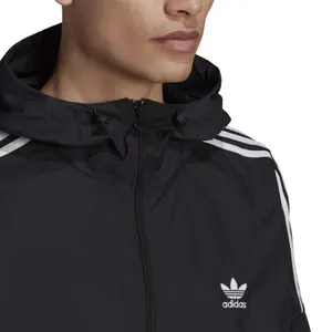 Waterproof jacket with full zipped and 3 stripes adidas Originals Adicolor Classics image-5