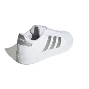 Sneakers mit Schnürsenkeln groß kurz Kind adidas image-2