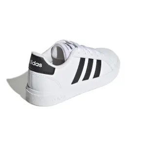 Sneakers mit Schnürsenkeln groß kurz Kind adidas image-6