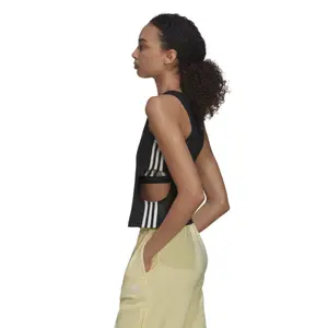 Fitted tank top with cut-out detail for women adidas Hyperglam image-5