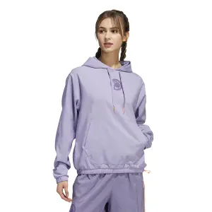Dames sweatshirt met capuchon adidas Originals Hoop York City image-1