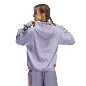 Dames sweatshirt met capuchon adidas Originals Hoop York City image-4