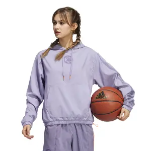 Dames sweatshirt met capuchon adidas Originals Hoop York City image-3