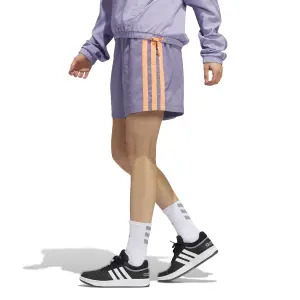 Pantaloncini da donna con pinces adidas Originals Hoop York City image-5