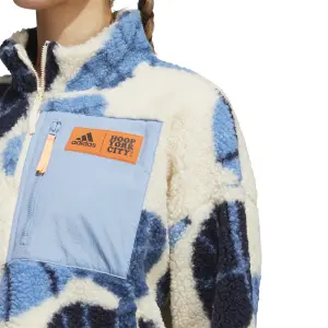 Dámská fleece bunda adidas Originals Hoop York City Sherpa image-6